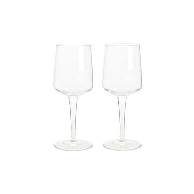 JoyJolt Claire White Wine Glasses, Set of 4 - Clear