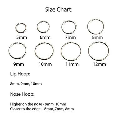 Thin 15mm Hoop Earrings Cartilage 14K Gold Filled for Small and Thin  Earlobes (15mm 21 Gauge/Round Smooth) - Yahoo Shopping