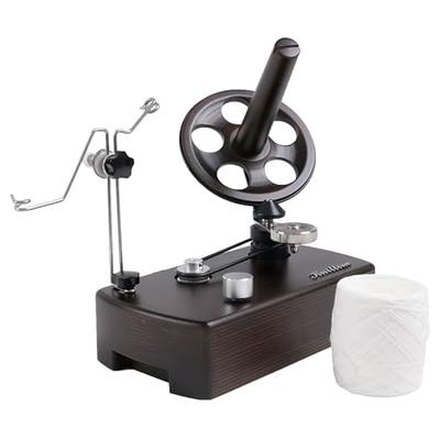 Wooden Yarn Ball Winder Handcrafted Large Yarn Winder for Knitting &  Crocheting Hand Operated Heavy Duty Natural Ball Winder 