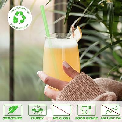 Naturalik 300-Pack Multi-Color Extra Durable Paper Straws Biodegradable- Premium Paper Straws Bulk- Drinking Straws for Juices, Restaurants and Party