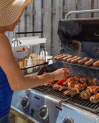 Large Grill Utensil Caddy, Picnic Condiment Caddy, BBQ Organizer