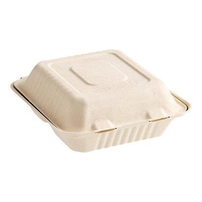 EcoChoice 9 x 6 x 3 Compostable Sugarcane / Bagasse 2