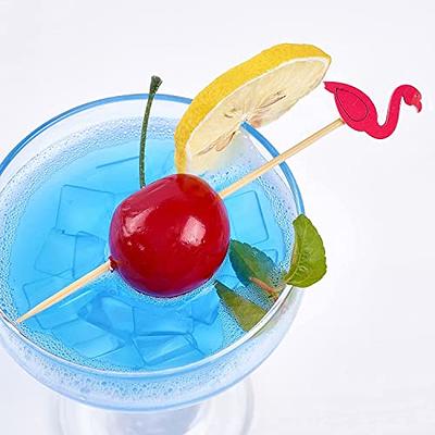 4.7 Inch Food Picks 100PCS Cocktail Toothpicks Drink Disposable