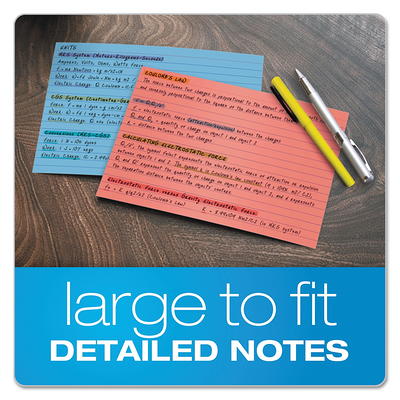 Oxford OXF 41EE 4 x 6 White Ruled Index Card - 100/Pack