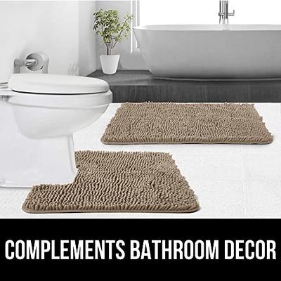 Gorilla Grip Area Rug Set, Soft Chenille 2 Piece Sets, Toilet Base Mat &  30x20 Mat, Absorbent Washable Mats, Microfiber Dries Quickly, Rugs for  Home, Kitchen, Bath Tub, Bathroom, Beige - Yahoo Shopping