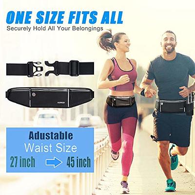 Running Belt, Fanny Pack for Women Men, Water Resistant Waist Pack, Runners  Belt for Hiking Fitness Travel - Adjustable Running Pouch Phone Holder