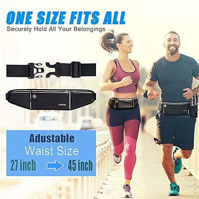 Fanny Packs for Women Men Running Belt Waterproof Waist Pack for Walking  Workout Hiking Fitness Gym Running Belt Bag Jogging Pouch Fits iPhones