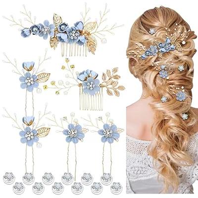 48 Pieces Wedding Pearl Hair Pins Bridal Hair Pearls U Shape Pearl