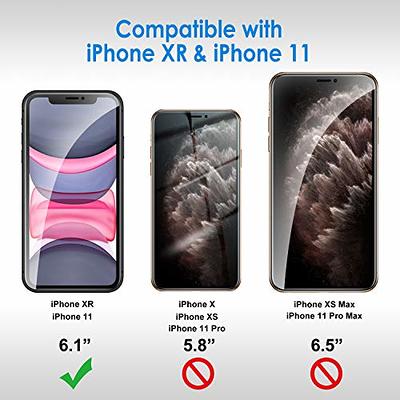 iPhone 11 / iPhone XR Tempered Glass Screen Protector [2-Pack