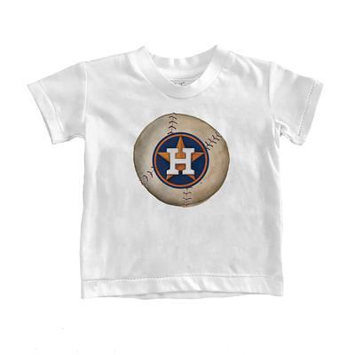 Youth Tiny Turnip White Houston Astros Stacked T-Shirt Size: Small