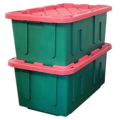 Project Source Commander X-large 50-Gallons (200-Quart) Black and Yellow  Heavy Duty Tote with Standard Snap Lid in the Plastic Storage Containers  department at