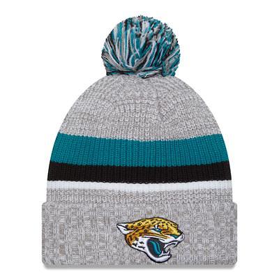 Jacksonville Jaguars '47 Bering Cuffed Knit Hat with Pom - Black