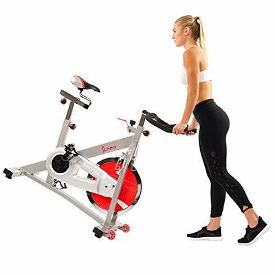 Sunny Health Fitness Belt Drive Pro Indoor Cycling Bike SF