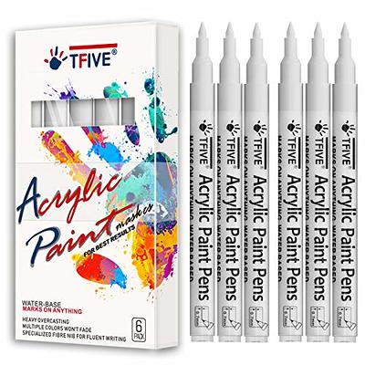 JR.WHITE Paint Markers Pens Metallic, 10 Colors Paint Pens for Rock  Painting, Black Paper, Scrapbook, Photo Album, Paint Marker for DIY Arts &  Crafts, Glass, Wood, Card Making, Scrapbook Supplies - Yahoo