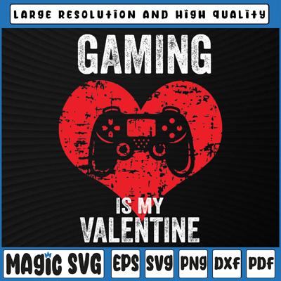 V is for Video games Valentines Day Gaming SVG Digital Cutting