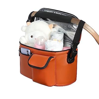  Momcozy Universal Stroller Organizer with Insulated Cup Holder  Detachable Phone Bag & Shoulder Strap, Fits for Stroller like Uppababy,  Baby Jogger, Britax, BOB, Umbrella and Pet Stroller : Baby