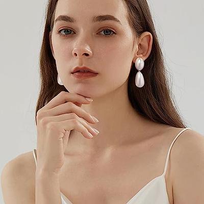 Constella Large Circle Clip Earrings with White Crystal in Gold | Swarovski  UK