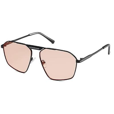 Allarallvr Oversized Square Sunglasses For Women Men Vintage