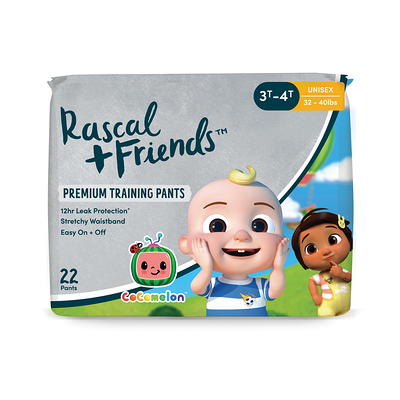 Rascal + Friends Premium Training Pants 3T-4T, 124 Count (Select for More  Options)