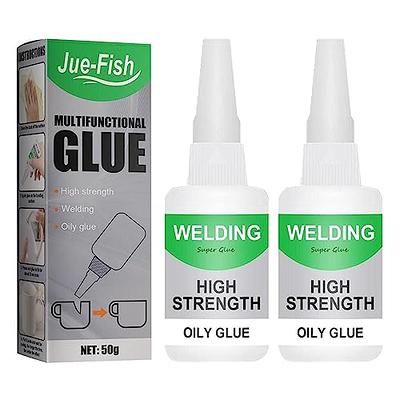 2Pcs Universal Clear Super Glue Strong Plastic Glue For Repair