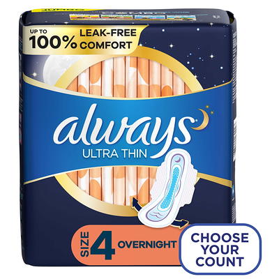 Always Discreet plus Incontinence & Postpartum Pads for Women, Moderate  (153 ct.)