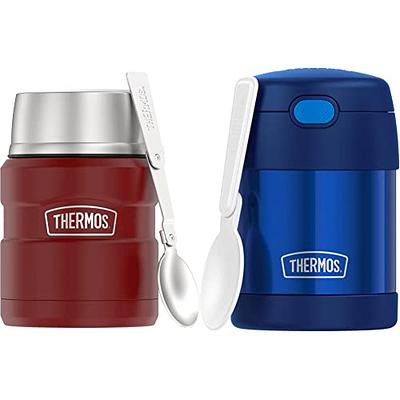 Thermos 24 oz. Stainless King Vacuum Insulated Stainless Steel Drink Bottle Blue