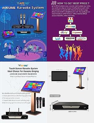 2020 New Type UrbanDrama KV-619 Karaoke Player, with Wireless Mic, 22''  Capacitive Touch Screen Free Cloud Download Function, 4K Output - Yahoo  Shopping