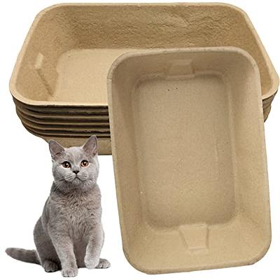 INFURIDER Cat Litter Mat Cute Paw Shape Pet Feeding Mat,15''x12'' Cat Food  Water Bowl Placemat Anti-Slip Puppy Cat Eating Dish Pad for Pet