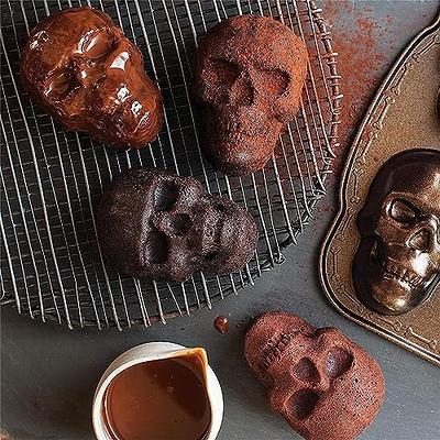 Wilton 3D Skull Cake Pan for Halloween 