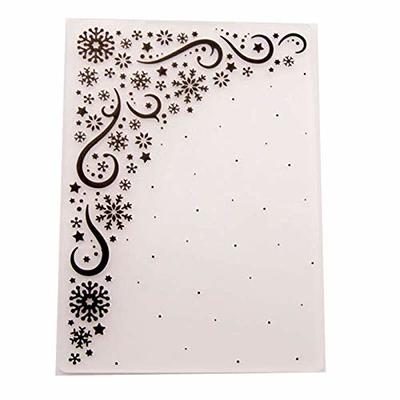 Embossing Folders for Card Making,10.5x14.5cm Gifts Plastic