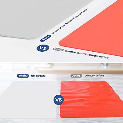 AECHY Extra Large Silicone Mat 36”x24”x0.08”, Multipurpose Silicone Mat  Thick Heat Resistant Mat Shipped Rolled Up Kitchen Counter Mat Waterproof  Nonslip Silicone Mats for Kitchen Counter Translucent - Yahoo Shopping