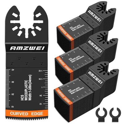 HEMUNC 50 Oscillating Multitool Blades For Wood Cutting Shaping