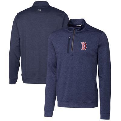 Antigua Men's Boston Red Sox Fortune Grey Half-Zip Pullover