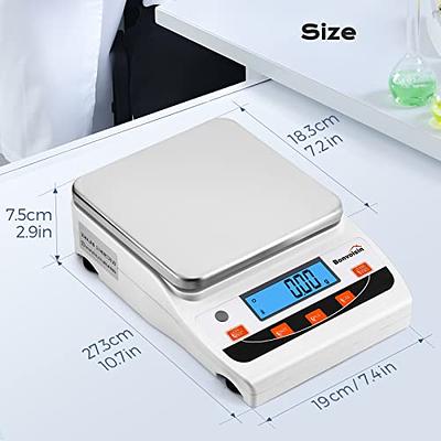 Gram Scale 0.01g Accuracy Digital Balance Electronic Scale Lab Science LCD  USB