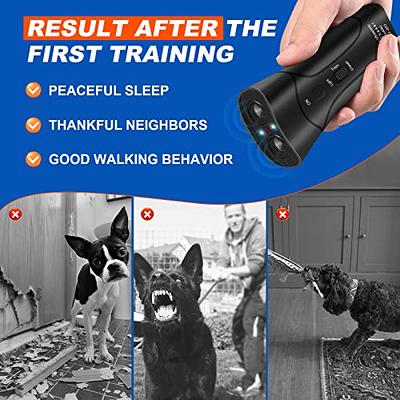 bubbacare Anti Barking Device, Bark Control Device, Dog Barking Deterrent  with 3 Adjustable Level Sonic Bark Up Dog Training Tools to 33 Ft Range  Safe