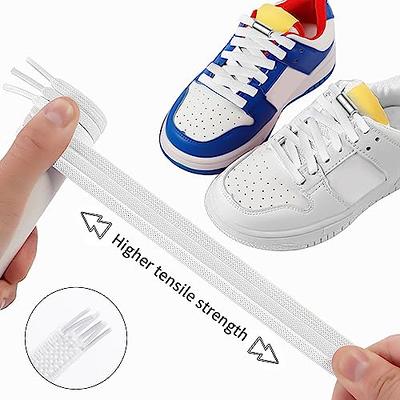 4 Pairs Elastic No Tie Shoelaces, No Tie Shoe Laces for Adults and Kids,  Tieless Shoestrings One Size Fits All (4pairs White) - Yahoo Shopping