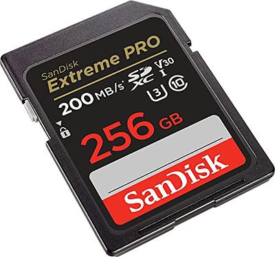  SanDisk Extreme Pro 128GB UHS-I SDXC Memory Card Works with  Sony EOS R100 and Fujifilm X-S20 Mirrorless Cameras (SDSDXXD-128G-GN4IN) U3  V30 4K Bundle with (1) Everything But Stromboli SD Card Reader 