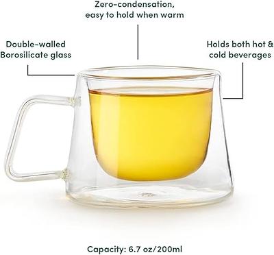 Shimmer - Borosilicate Glass Double Walled Teacups (Pack of 2)