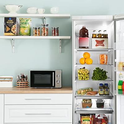 ClearSpace Plastic Storage Bins – Perfect Kitchen Organization or Pantry Storage – Fridge Organizer