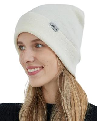 FURTALK Beanie Hat for Women Men Winter Hat Womens Cuffed Beanies Knit  Skull Cap Warm Ski Hats Beige at  Women's Clothing store