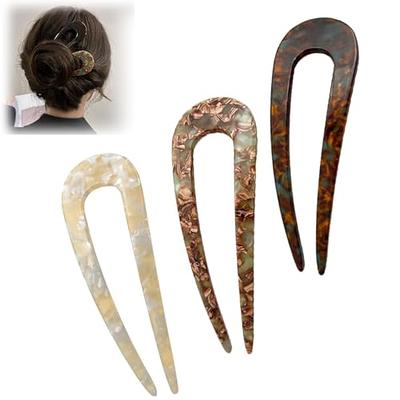 French U Hair Pins For Buns For Women U Shape Hair Pins - Temu