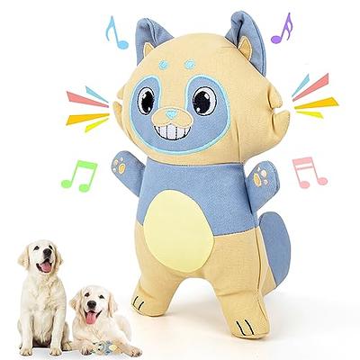 Lowestbest Plush Dog Toy, Puppy Chew Toys, Dog Chew Toy, Cute Puppy Toy,  Interactive Toys for Small Medium Dogs, Blue 