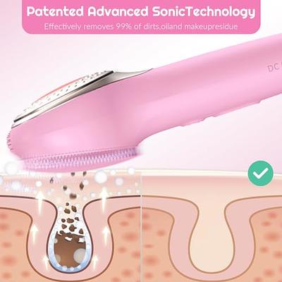 INNERNEED Food-Grade Soft Silicone Body Scrubber Shower Brush Handheld  Cleansing Skin Brush, Gentle Exfoliating and Lather Well (Pink)