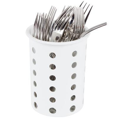 Choice Six Hole Stainless Steel Flatware Organizer with Perforated