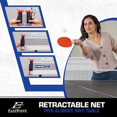 EastPoint Sports Everywhere Table Tennis Net & Paddle Set - Play