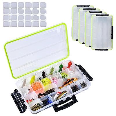 Goture 4 Pcs 3700 Tackle Trays, Fishing Tackle Box, Waterproof Floating  Airtight Stowaway, 3700 Tray with Adjustable Dividers, Sun Protection,  Fishing Storage Lure Box for Freshwater Saltwater, - Yahoo Shopping