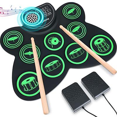 Drum Mallet Kit Non Slip Wooden Handle Felt Head Drum Sticks