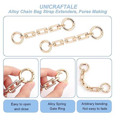 Anbys 2Pcs Purse Extender Chain Bag Extender Purse Strap Extender Charms  Replacement for Cross Body Bag Purse Handbags