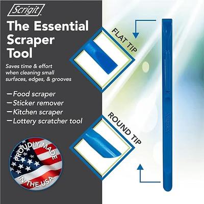 Scrigit Scraper No-Scratch Plastic Scraper Tool, 5 Pack - The Handy  Multi-Use Scraping Tool for Removing Food, Labels, Stickers, Paint, Grease  - Easy to Hold, Reaches Tight Spaces and Crevices - Yahoo Shopping