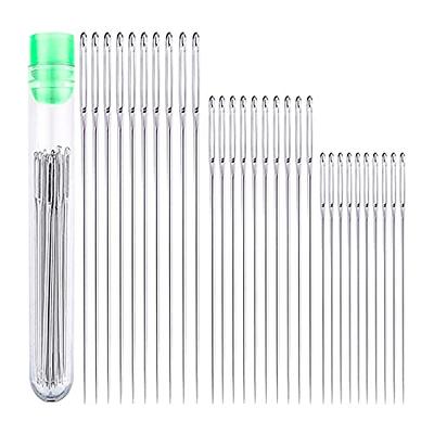 61pcs Yarn Needle Set, Bent Tapestry Needles for Crocheting, Plastic Sewing  Needles, Big Eye Blunt Needles with Colorful Knitting Stitch Markers and